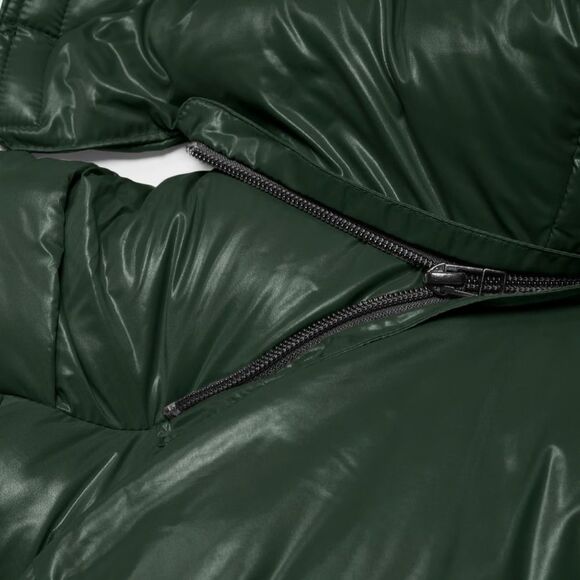 Aritzia Super Puff Shorty Hi-Gloss Down Crop Puffer Jacket Scarab Green XXS NEW - Picture 9 of 14